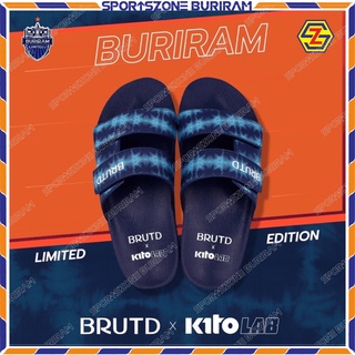 รองเท้าแตะบุรีรัมย์ BURIRAM UNITED x KitoLAB "Move มัดย้อม" ของแท้ สินค้าพร้อมส่ง