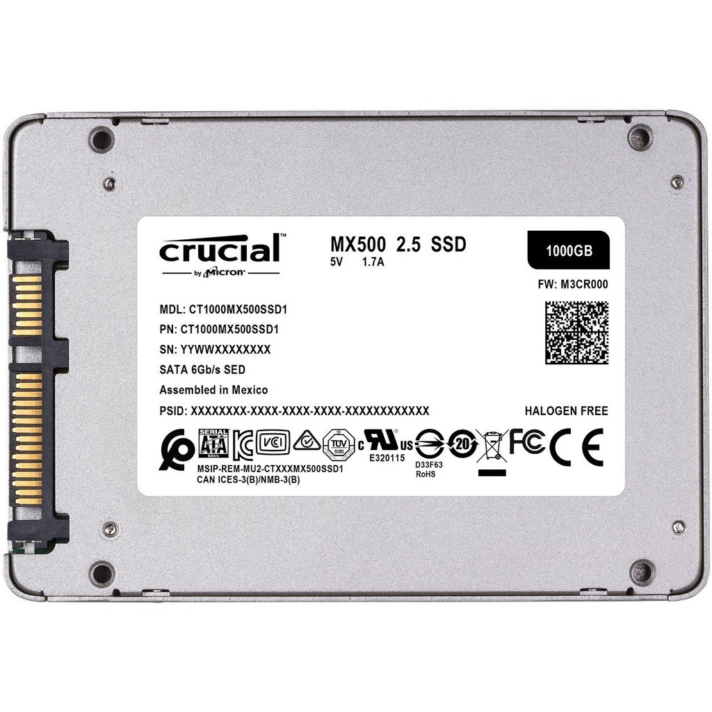 Crucial 1TB MX500 SATA3 2.5