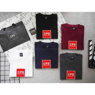 เสื้อยืดแขนสั้น CPS CHAP งานสกรีน งานปัก-ป้าย NO.45 Cotton100% ใส่สบายใส่ได้ทั้งชายและหญิง (S M L XL)