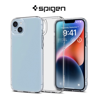 Spigen เคส iPhone 14 อัลตร้าไฮบริด ฝ้า ด้านหลัง iPhone 13 เคส ป้องกันการตก กึ่งโปร่งใส