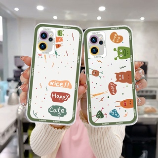 เคสใส For OPPO A95 A55 A15 A54 A5S A3S A76 A96 A16 A7 A5 A9 A31 A53 A33 2020  A57 A57E A57S A77 Reno 4 5 5K 6 7 8 F21PRO   A1K A16E A16K A54S Reno 4 5F 4F 4 5 06 Lite A74 A15S A52 A11K   ใส กันกระแทก กันรอยกล้อง ลายมอนสเตอร์น่ารัก เคสมือถือ