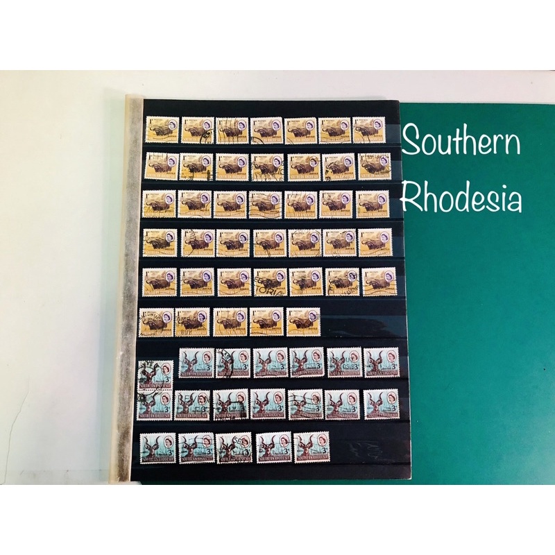 แสตมป์ต่างประเทศ แสตมป์ประเทศ โรดีเซีย Southern Rhodesia stamps used