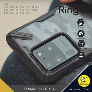 REARTH Ringke Fusion X เคสกันกระแทกสำหรับ SAMSUNG Galaxy S20 Ultra, S20 Plus และ S20