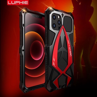 Luphie เคสโลหะอลูมิเนียมกันกระแทกสําหรับ IP 13 12 Pro Max 13 12 Mini 11 Pro Xs Max Xr