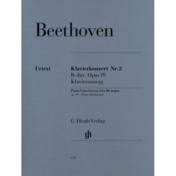 BEETHOVEN Piano Concerto no. 2 B flat major op. 19 (434)
