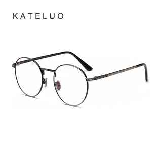 Kateluo 1001 คลาสสิก กรอบกลม ป้องกันแสงสีฟ้า แว่นตาป้องกันรังสี สําหรับผู้ชาย และผู้หญิง