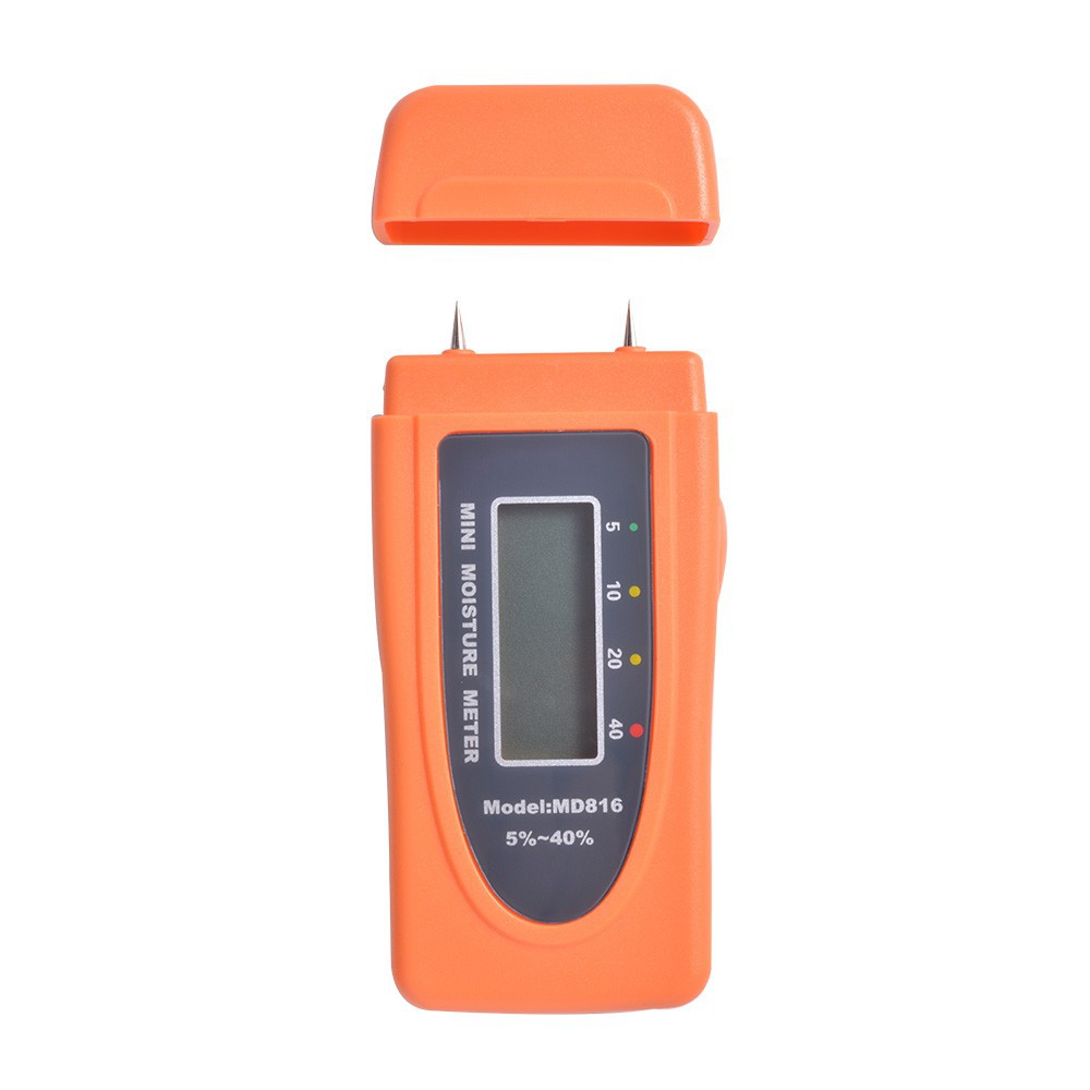 Handheld Wood Moisture Test Meter LCD Tester For Detector Firewood Paper Include