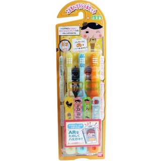 เซ็ต3ชิ้น bandai oshiri tantei toothbrush set 3pcs.