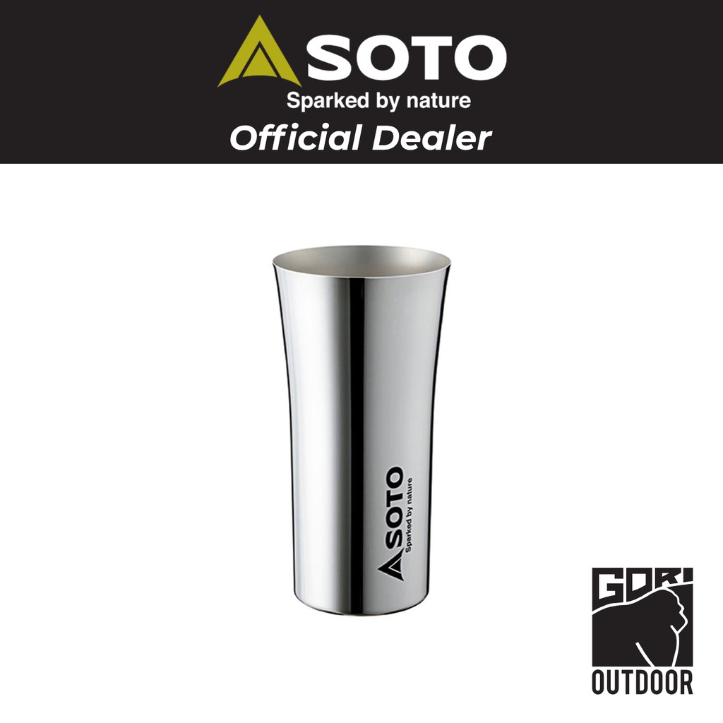 SOTO Stainless Steel Beer Cup 400ml (ST-BT40)