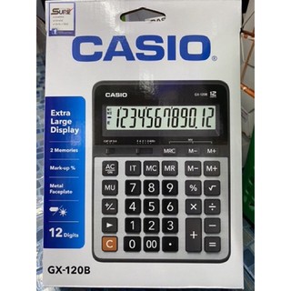 (ใหม่ล่าสุด)เครื่องคิดเลข CASIO GX-120B 12หลัก