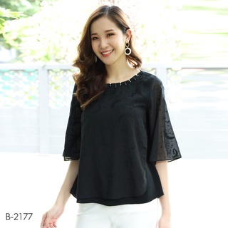 MIKIKO Blouse MI-B2177 ชิฟฟอนอุรากีรี่ IGPU22-4