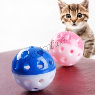 HotMind ลูกบอล""กุ๊งกิ๊ง""สองสีาสติกของเล่นสำหรับสัตว์เลี้ยง ของเล่นหนู Two-color ball pet toy