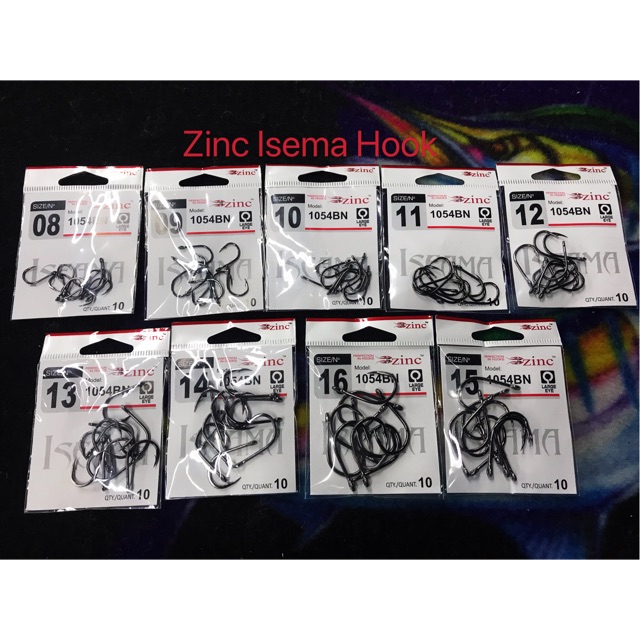 ตะขอสังกะสี Isema (1x10 ชิ้น)