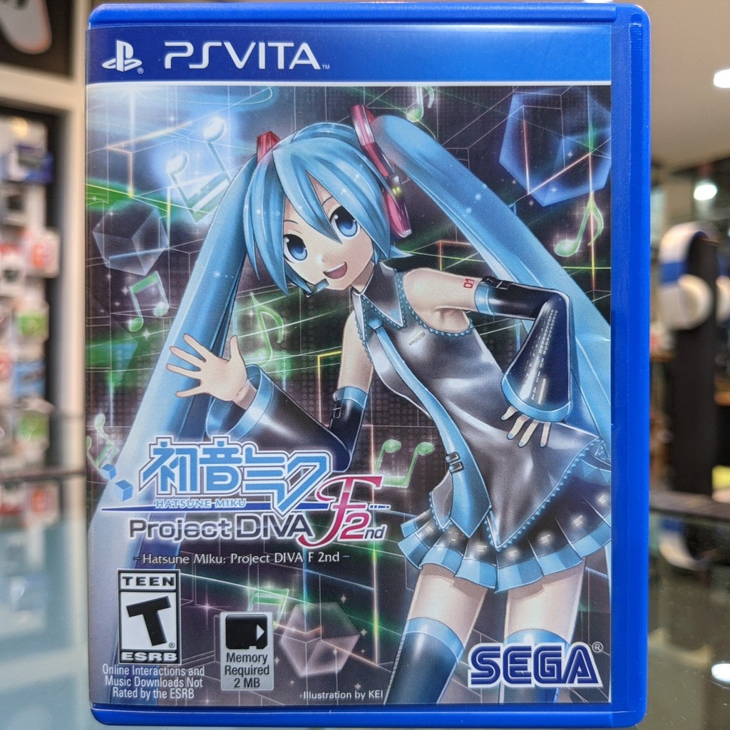(ภาษาอังกฤษ) มือ2 PS Vita Hatsune Miku Project Diva F 2nd แผ่นPSVITA เกมPSVITA มือสอง