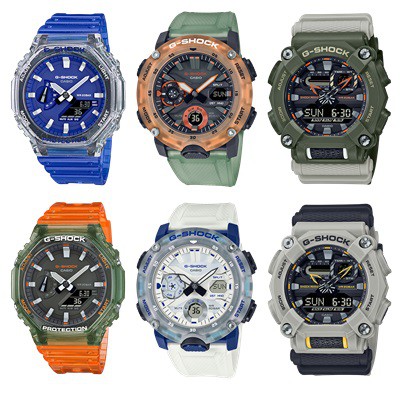 G-SHOCK G-Shock Hidden Coast Series GA-2100HC-2A,GA-2100HC-4A,GA-2000HC-3A,GA-2000HC-7A,GA-900HC-3A,