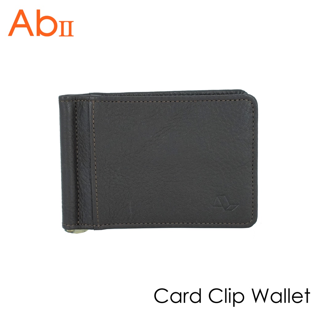 [Albedo] 6 CARD CLIP WALLET กระเป๋าสตางค์/กระเป๋าเงิน/กระเป๋าใส่บัตร ยี่ห้อ AbII - A2DD00699