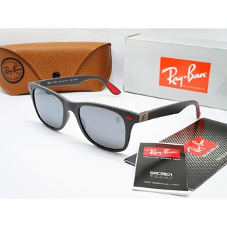 Rayb แว่นกันแดด 4195 Ferrarx เลนส์ Polarized สีดํา