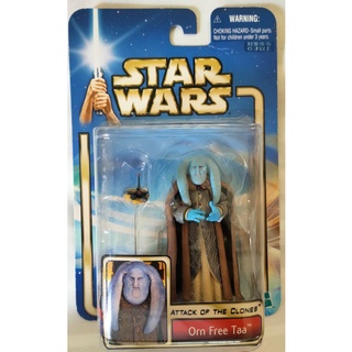 Star wars Attack of the Clones Carded Orn Free Taa 3.75"