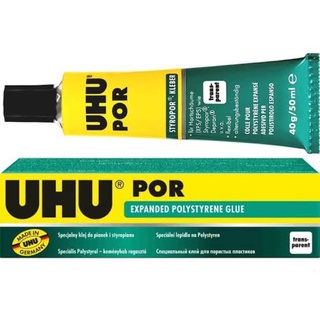 UHU POR ขนาด 50 ml กาวยางพิเศษใช้สำหรับติดโฟม