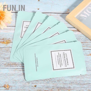 Fun In แผ่นสติกเกอร์แปะหน้าผาก ต่อต้านริ้วรอย 6 ชิ้น