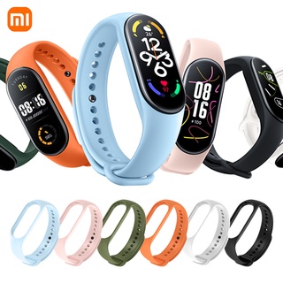 Xiaomi Mi Band 7 สมาร์ทแบนด์ 6 สี หน้าจอ AMOLED ออกซิเจนในเลือด ฟิตเนส แทรกเกอร์ บลูทูธ กันน้ํา