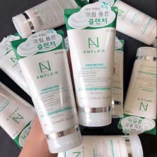 คลีนเซอร์สูตร Purifying จากAMPLE:N Purifying Shot Cream Cleanser 150ml