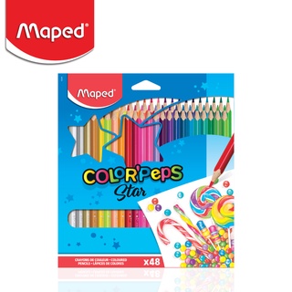 Maped (มาเพ็ด) สีไม้ 48 สี COLORPEPS ดินสอสี รหัส CO/832048