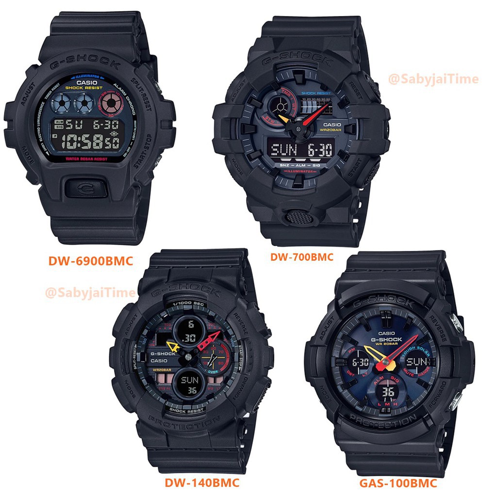 New 2019 G-shock Neo Tokyo City Series Ga-140bmc Ga-700bmc Gas-100bmc ...