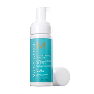 Moroccanoil curl control mousse 150ml มูสจัดลอนชนิดมูสน้ำ สำหรับผมดัด ผมหยิก หรือผมหยักศก เพิ่มความชุ่มชื้นให้ลอนดัด