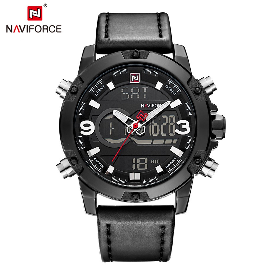 MK นาฬิกา Naviforce รุ่น NF9097M สีดำ รับประกันศูนย์ 1 ปี #NF NF9097