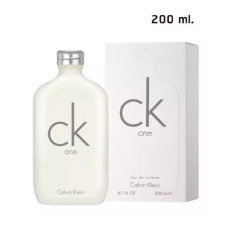 น้ำหอมแท้ ของใหม่ CALVIN KLEIN ck one Eau de Toilette 200ml