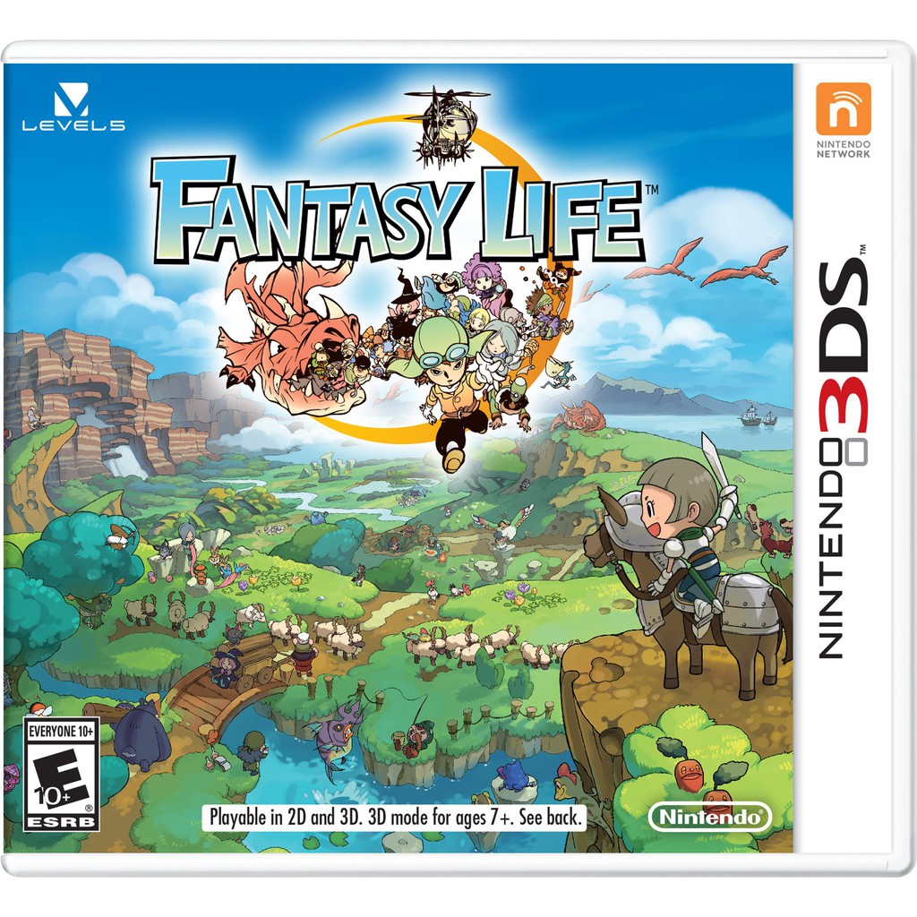 Nintendo 3DS Game: Fantasy Life (US) - สินค้ามือสอง