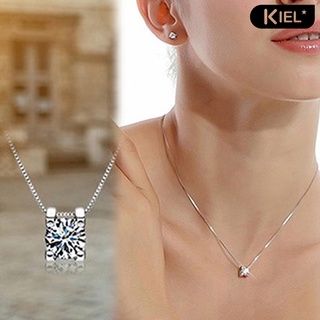 เครื่องประดับสร้อยคอโซ่จี้ฝังพลอย Kiel Clavicle