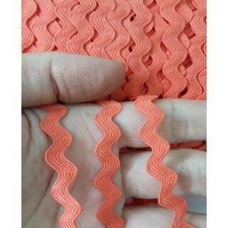 เทปซิกแซกสีโอรส ขนาด 6 มม. ใช้ตกแต่งเสื้อผ้า หนังสือทำมือ ตุ๊กตา
