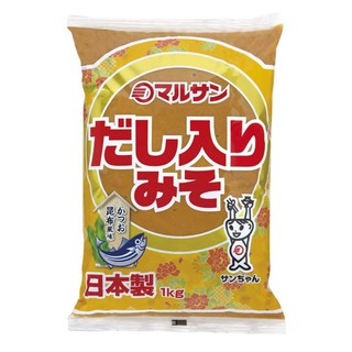 มิโสะ marusan-ai dashi iri miso เต้าเจี้ยวญี่ปุ่น 1kg.