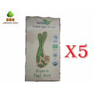 Lumlum Organic Thai Herb: Organic Dried Lemongrass 100% 6 grams 5
boxes ตะไคร้อบแห้งอินทรีย์ 100% 6 กรัม 5 กล่อง #404