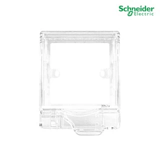 Schneider Electric ฝาครอบกันน้ำ เหมาะสำหรับใช้ภายนอกอาคาร กันน้ำ IP55, Weatherproof สีใส รุ่น AvatarOn E รหัส E223R_TR