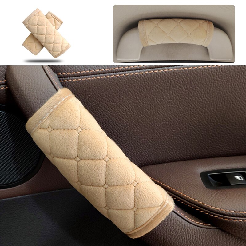 Seametal มือจับประตูหลังคารถปกป้องที่เท้าแขนครอบคลุมมือจับประตูรถยนต์ครอบคลุม Un