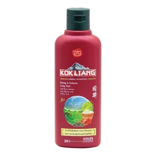 Kokliang ก๊กเลี้ยง แชมพู สตรอง แอนด์ วอลลุ่ม ลอง แฮร์ 200 มล.