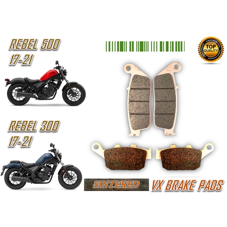 HONDA REBEL 300 REBEL 500 CMX 500 DAYTONA VX ผ้าเบรคคุณภาพสูง