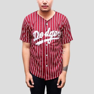 เสื้อกีฬาเบสบอล Dodgres maroon Premium สําหรับผู้ชาย และผู้หญิง