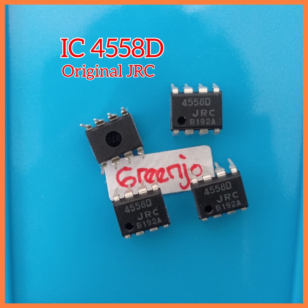 Ic JRC 4558D Dual Op-Amp Original JRC วิทยุญี่ปุ่น JRC4558 JRC 4558 ORI Dual Op-Amp