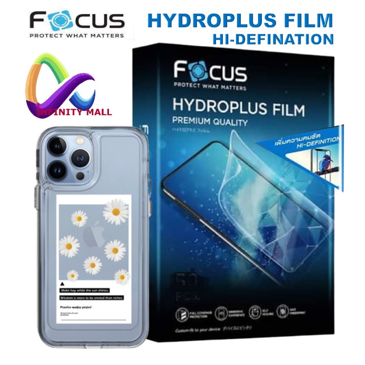 ฟิล์มไฮโดรเจล ติดเคส casetify โฟกัส สำหรับ iPhone 13 pro max /13 mini/12 pro max/11 Focus Hydroplus Hydrogel film