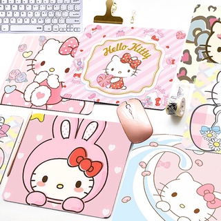 [แผ่นรองเมาส์] แผ่นรองเมาส์ พิมพ์ลาย Hello Kitty กันลื่น สําหรับบ้าน สํานักงาน คอมพิวเตอร์ มัลติมีเดีย