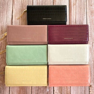 (ส่งฟรี+สด/ผ่อน+รับประกัน)กระเป๋าสตางค์ Charles&amp;Keith ของแท้ของใหม่การันตีถูกกว่าในช้อป