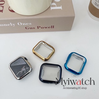 เคสซิลิโคนนิ่ม สําหรับ Apple iWatch series 8 7 6 5 4 SE 41 มม. 45 มม. 40 มม. 44 มม.