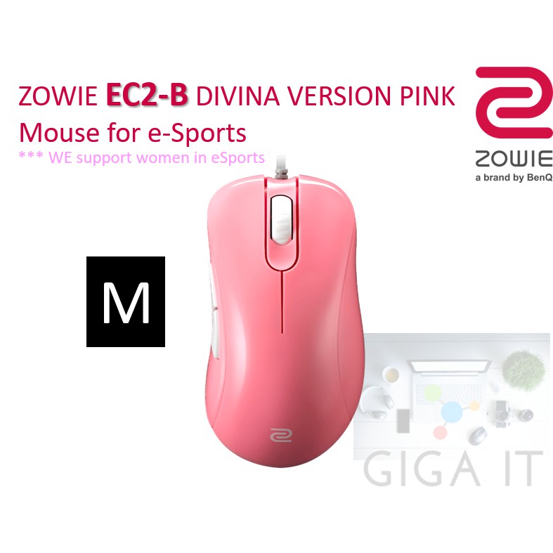Benq Zowie Ec2 B Divina Version Pink Medium กลาง Gaming Mouse For Esports ประก นศ นย Zowie 1 ป Shopee Thailand