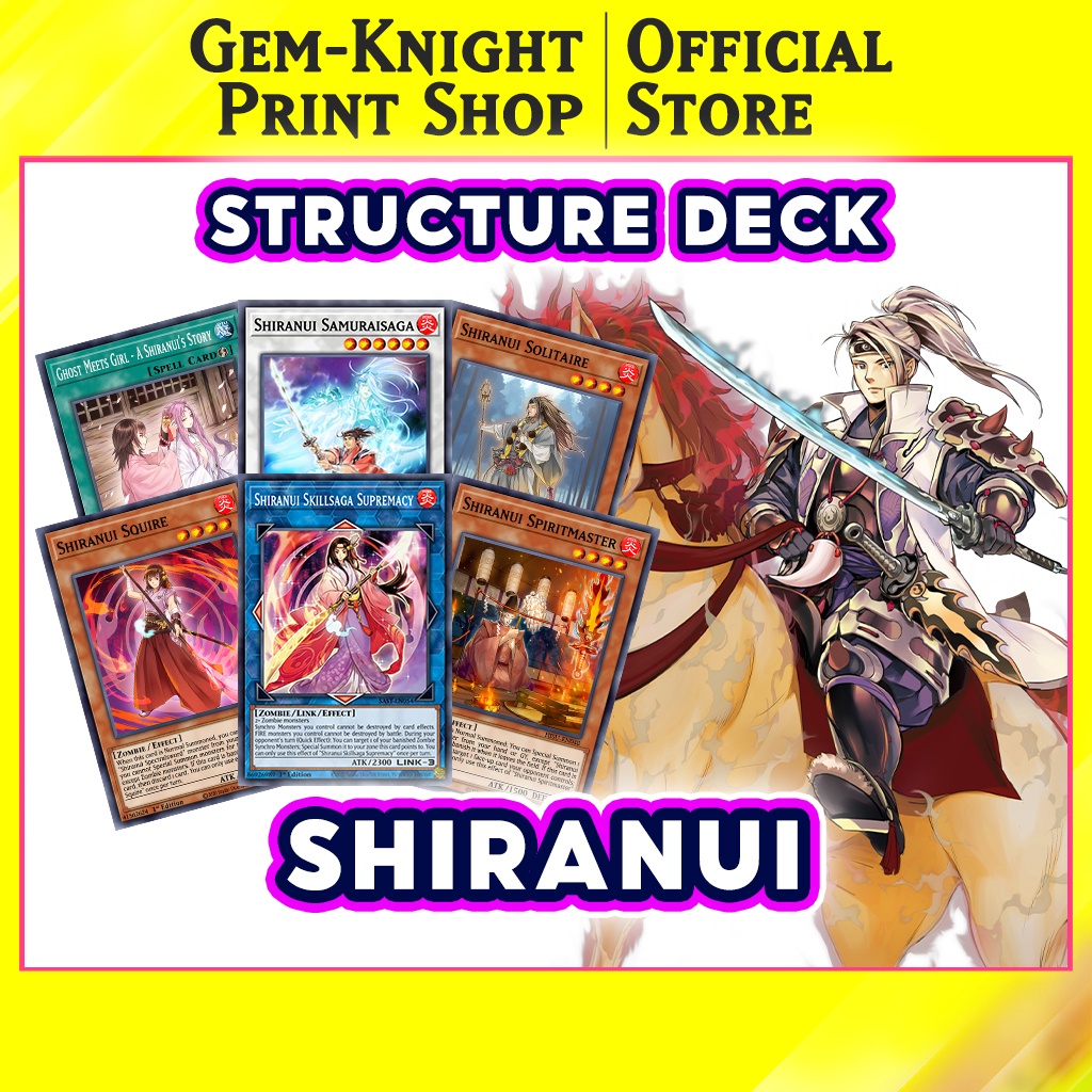 [การ์ดพิมพ์ลาย] Yugioh Deck - Shiranui - Structure Deck