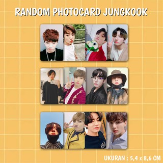 (Photocard) Bts Jungkook Random with Signature - Unofficial