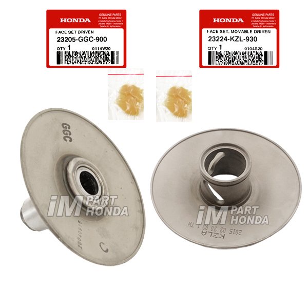 Honda 23205-GGC-900 23224-KZL-930 Face Set Movable Driven Pulley ด้านหลังรอกสําหรับผู้ชายและผู้หญิง 